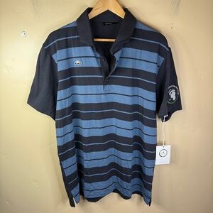 NWT Radmor Golf XL Taylor Alternate Route Polo - Blue Graphite True Blue Active
